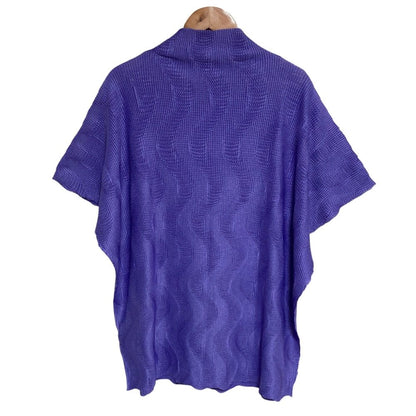 ミーイッセイミヤケ WAVE KNIT STRETCH PLEATS カットソー