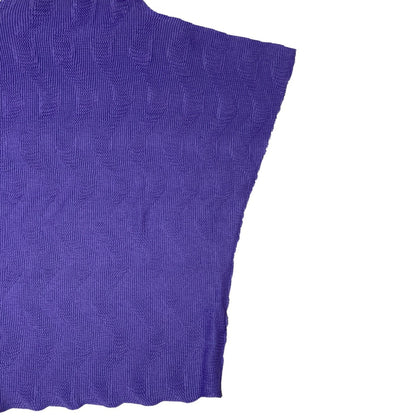 ミーイッセイミヤケ WAVE KNIT STRETCH PLEATS カットソー