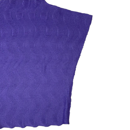 ミーイッセイミヤケ WAVE KNIT STRETCH PLEATS カットソー