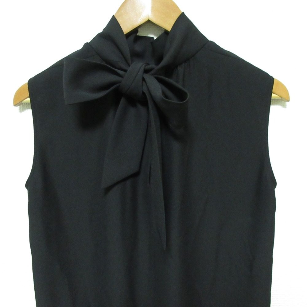 セオリーリュクス BACK SATIN GGT MIME ノースリーブブラウス
