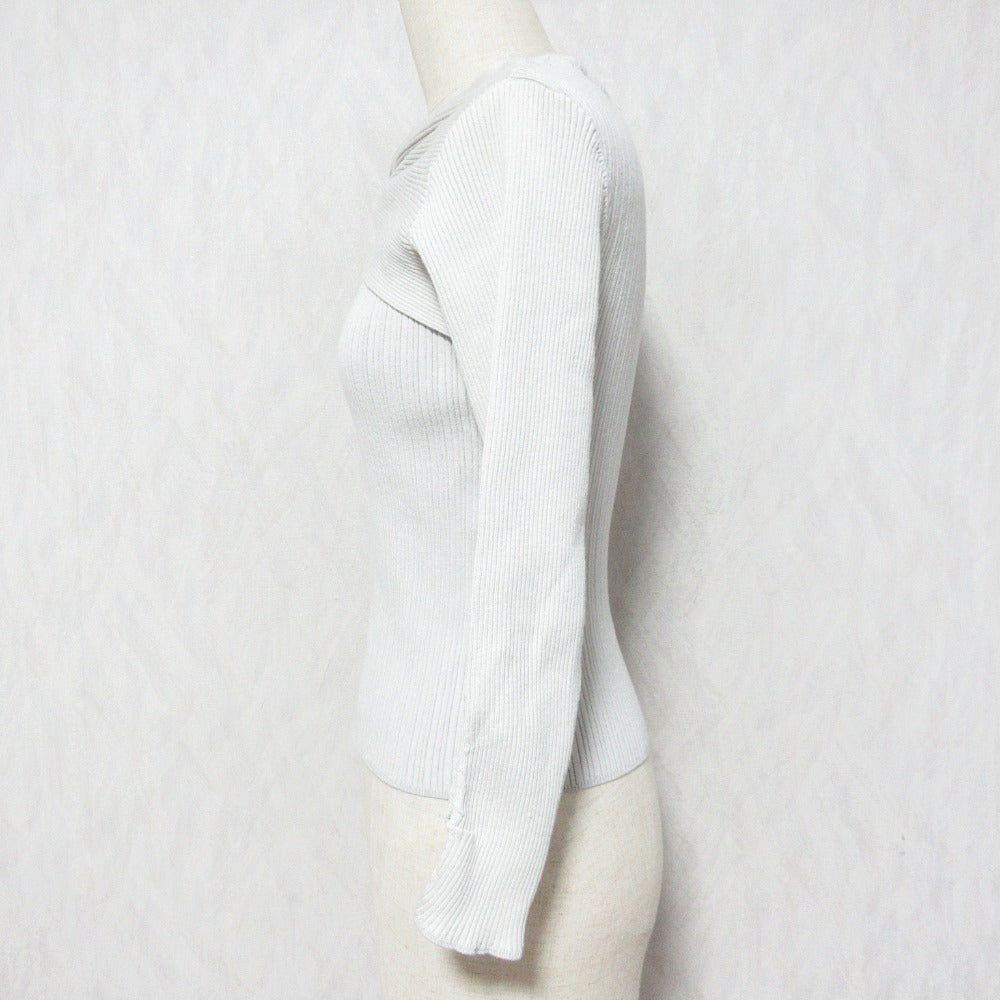 ハーリップトゥ Twist Cut-Out Rib Knit トップス