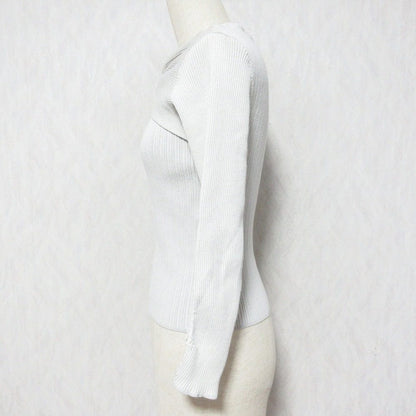 ハーリップトゥ Twist Cut-Out Rib Knit トップス