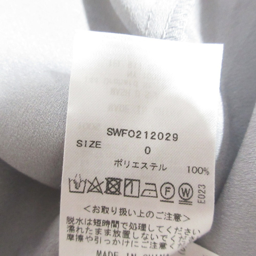 スナイデル マーブルフラワーシフォンワンピース