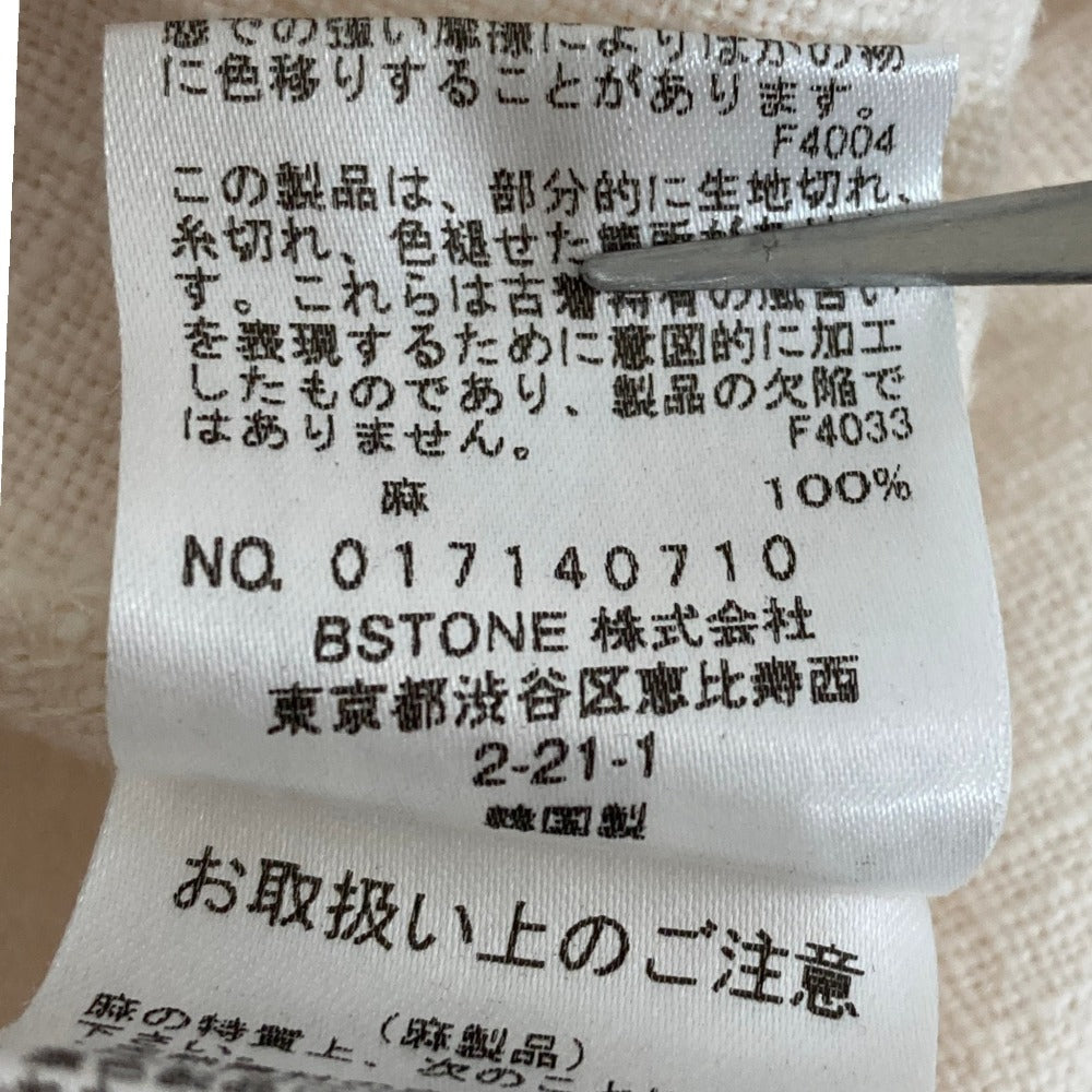 アメリ リネンノースリーブトップス