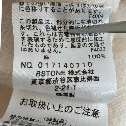アメリ リネンノースリーブトップス