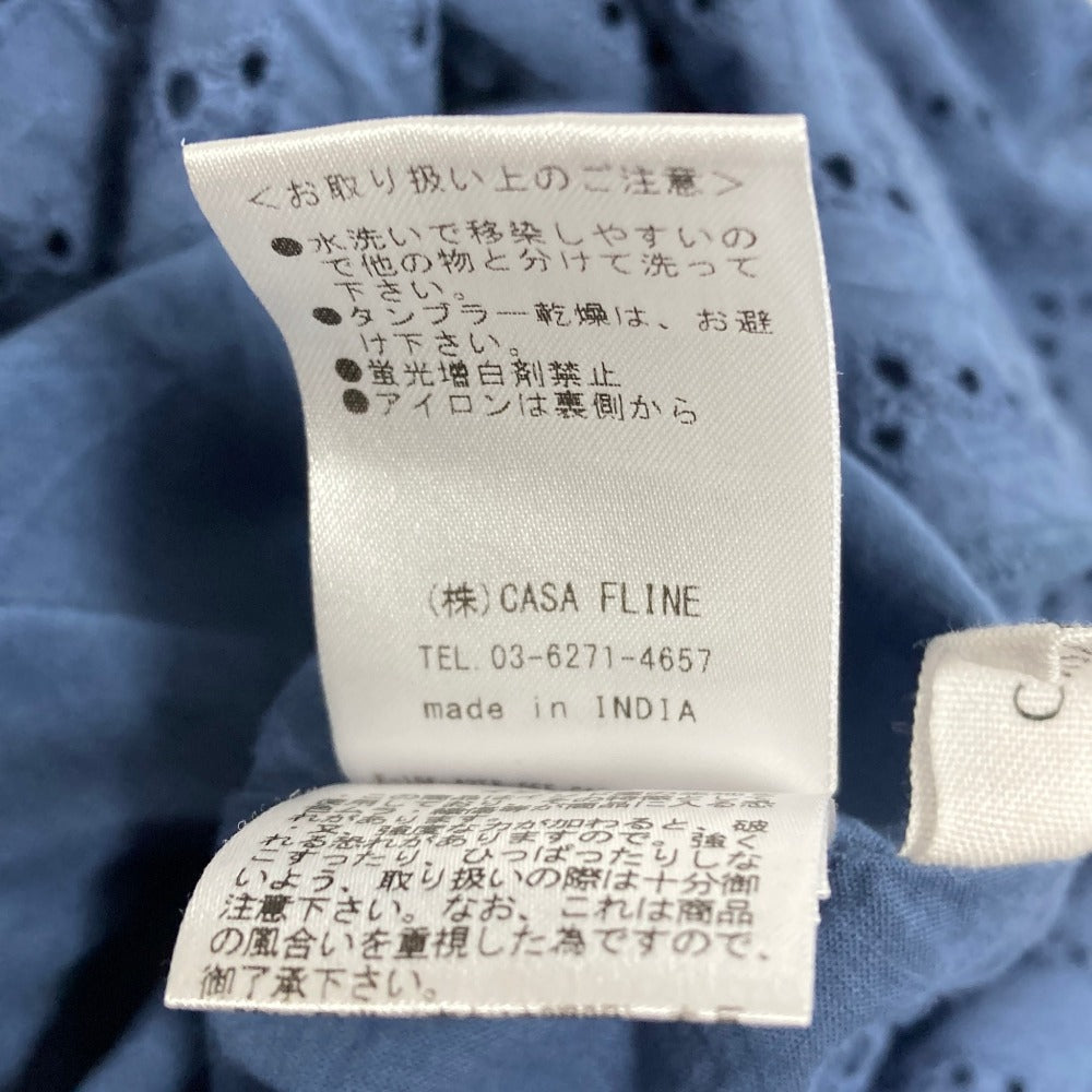 カーサフライン エンブロイダリーコットンロングワンピース
