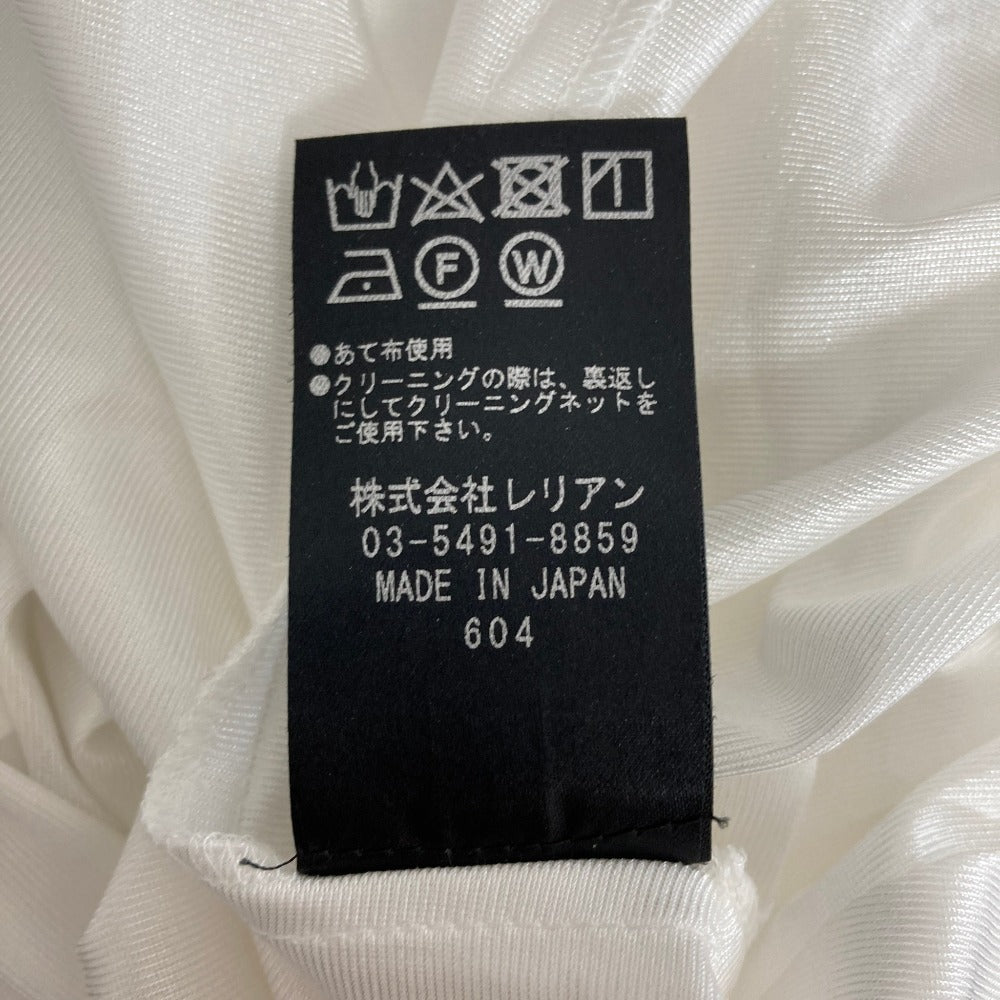 ランバンコレクション ストライプノースリーブワンピース