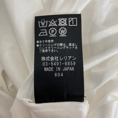 ランバンコレクション ストライプノースリーブワンピース