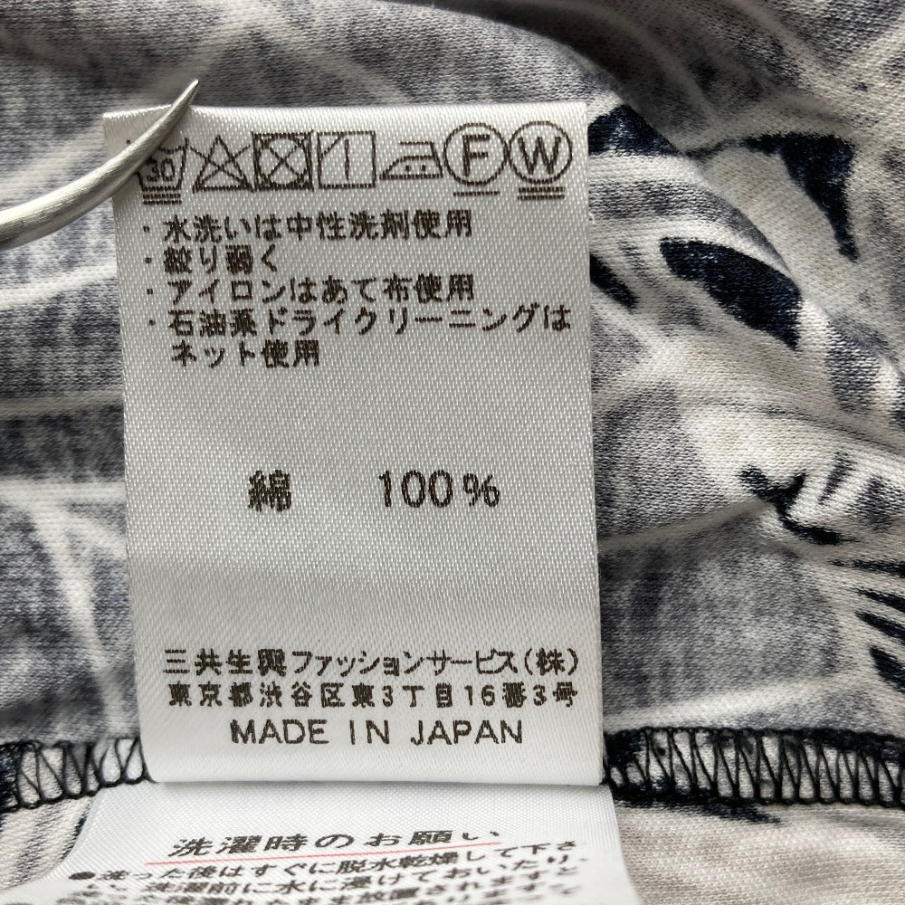 レオナールファッション リーフプリントコットントップス