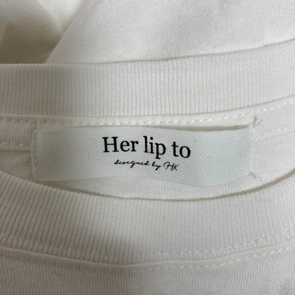 ハーリップトゥ Classic Cherry コットンTシャツ