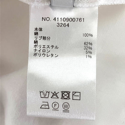 エブール コットンポンチニットカラーティーシャツ