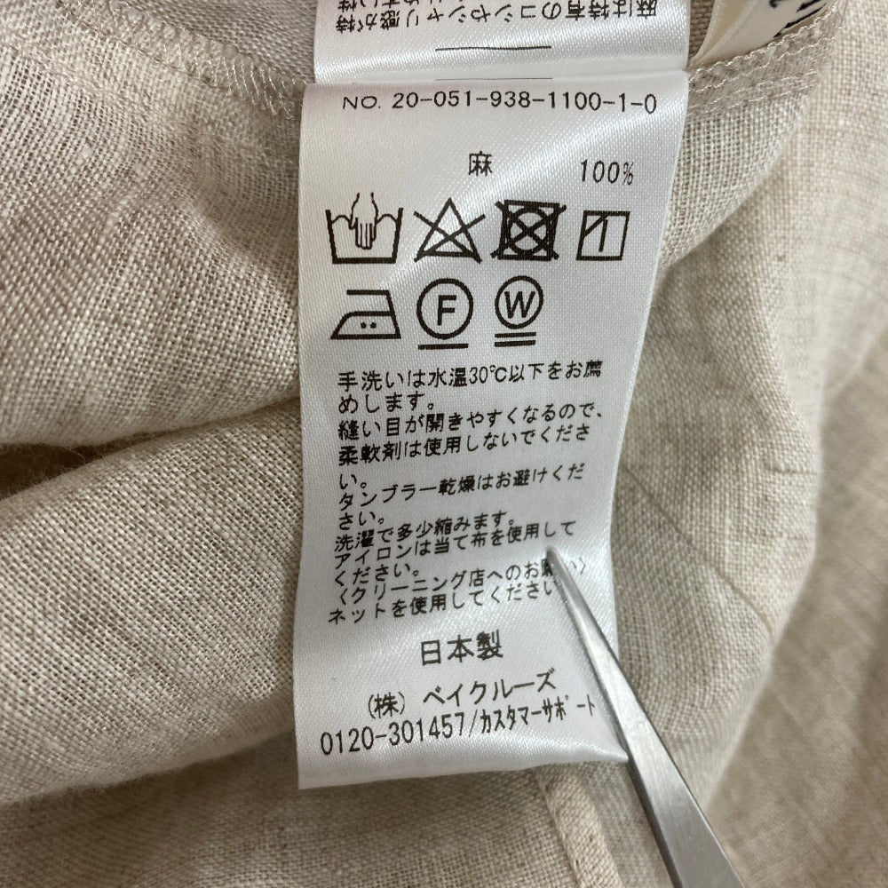 ヴェルメイユパーイエナ リネンカシュクールブラウス