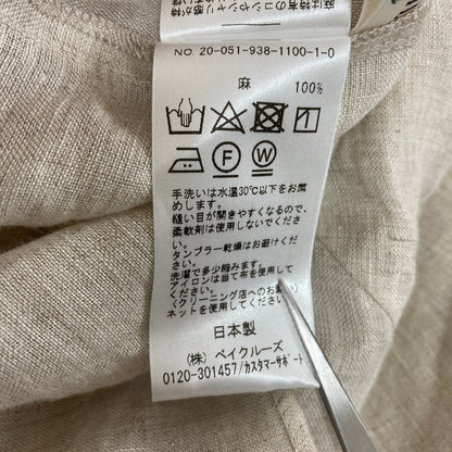 ヴェルメイユパーイエナ リネンカシュクールブラウス