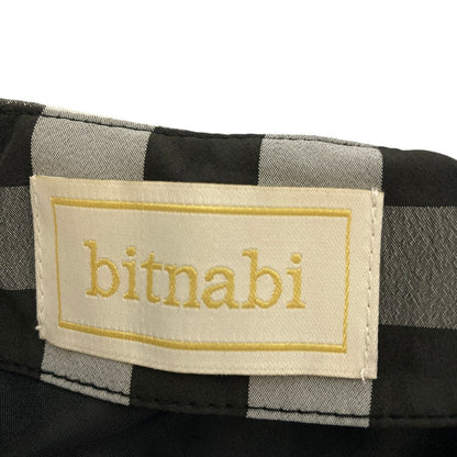 bitnabi ギンガムチェックギャザーブラウス
