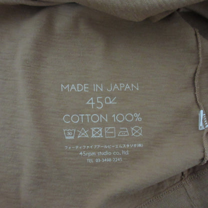 フォーティファイブアール ワイドショートスリーブカットソー