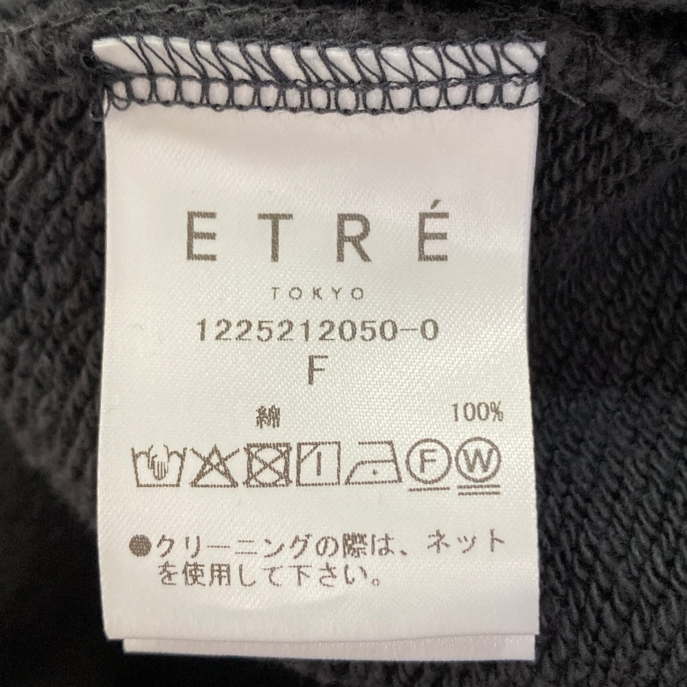 エトレトウキョウ 裏毛クルーネックスウェットシャツ
