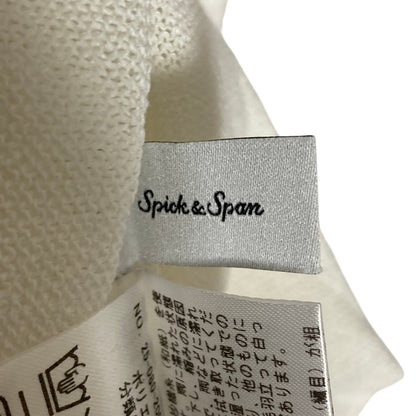スピックアンドスパン ペーパーヤーンボートネックニット
