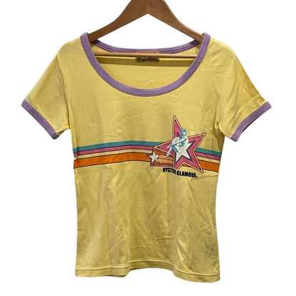 ヒステリックグラマー STAR GIRL コットンTシャツ