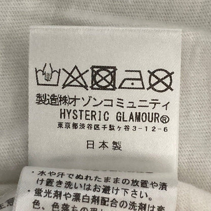 ヒステリックグラマー プリントクロップドカットソー