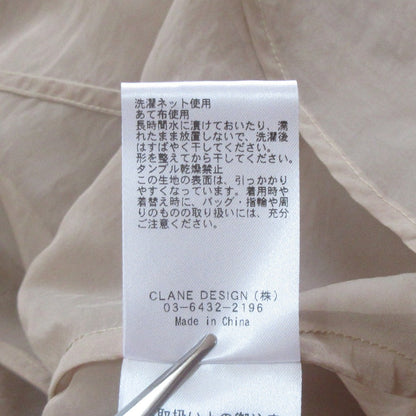 クラネ シアーバルーンスリーブタイブラウス