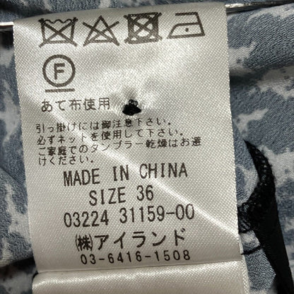 ダイアグラム ハウンドトゥースプリントワンピース