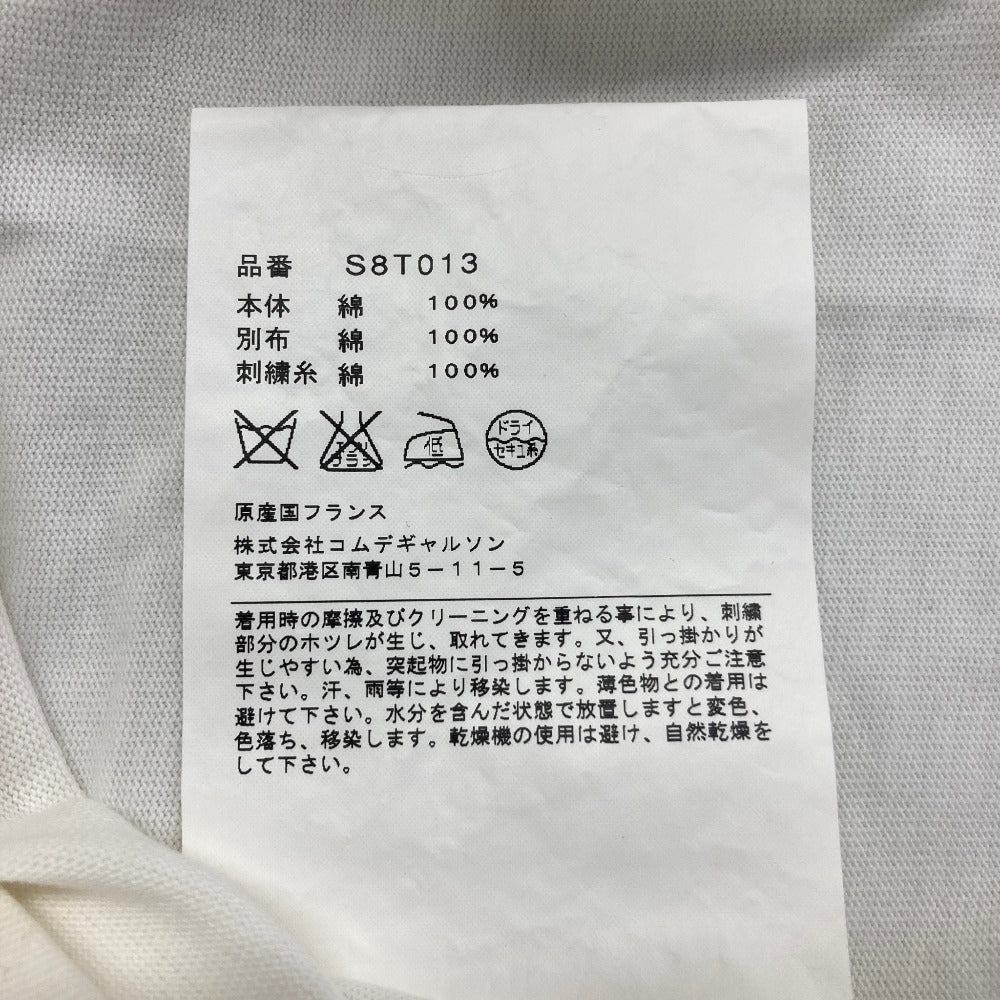 コムデギャルソン フラワー刺繍ノースリーブカットソー