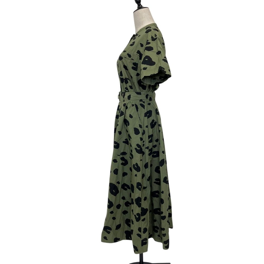 セオリー LEOPARD POPLIN シャツワンピース