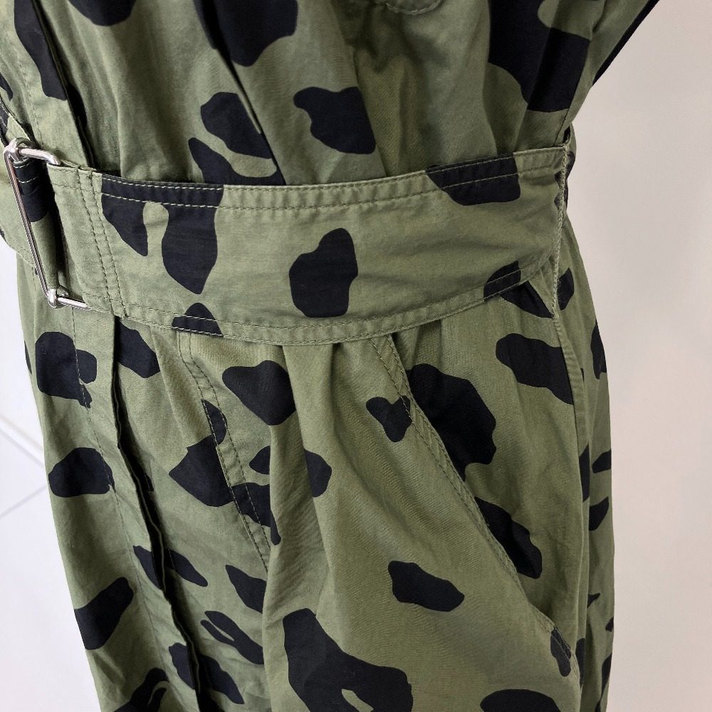 セオリー LEOPARD POPLIN シャツワンピース