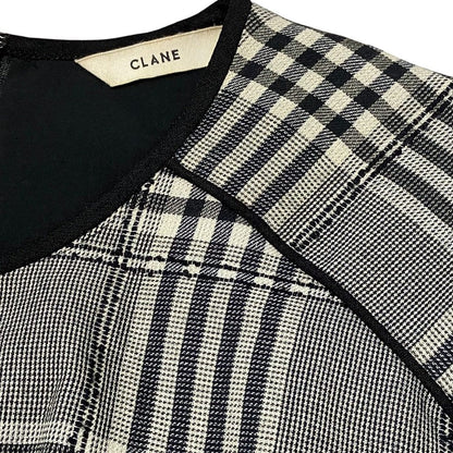 クラネ LOOP LINE CHECK WIDE RIBBON ワンピース