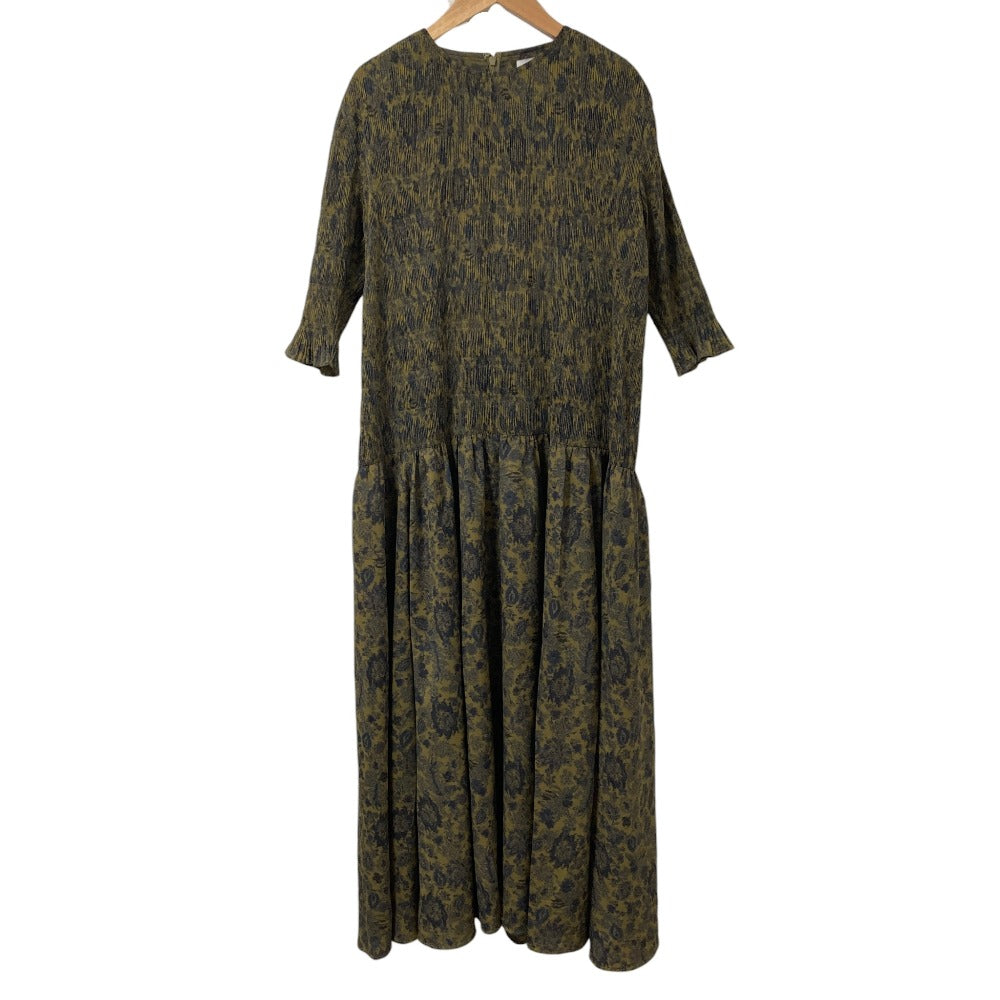 クラネ CHINTZ FLOWER PLEAT ロングワンピース