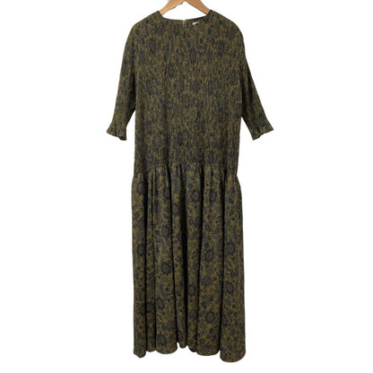 クラネ CHINTZ FLOWER PLEAT ロングワンピース
