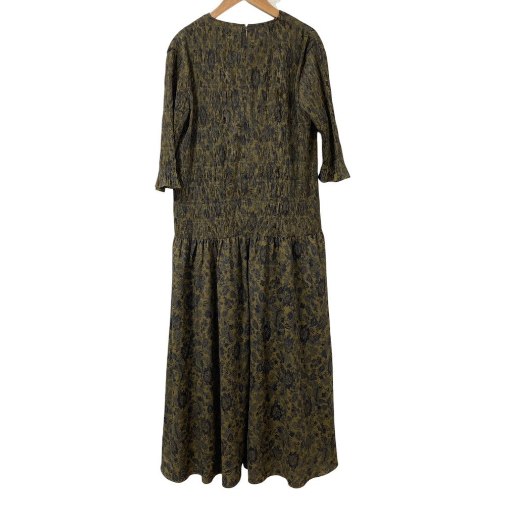 クラネ CHINTZ FLOWER PLEAT ロングワンピース