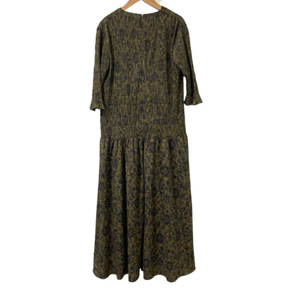 クラネ CHINTZ FLOWER PLEAT ロングワンピース