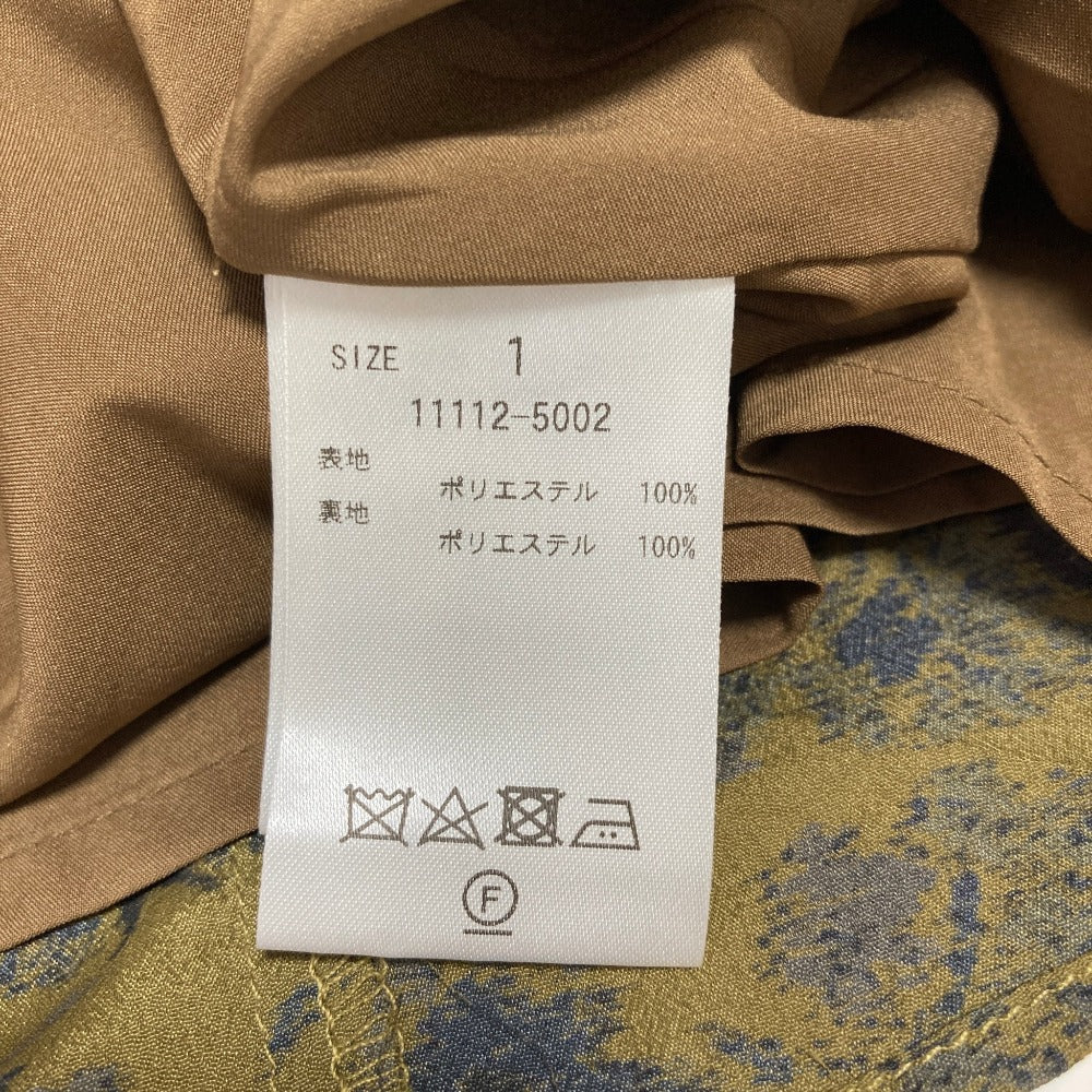 クラネ CHINTZ FLOWER PLEAT ロングワンピース