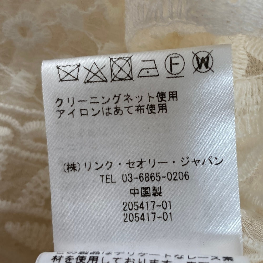 セオリー シルクレースブラウス