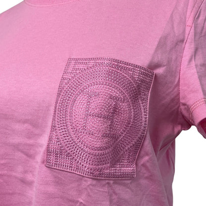 エルメス モザイク 刺繍 コットン Tシャツ