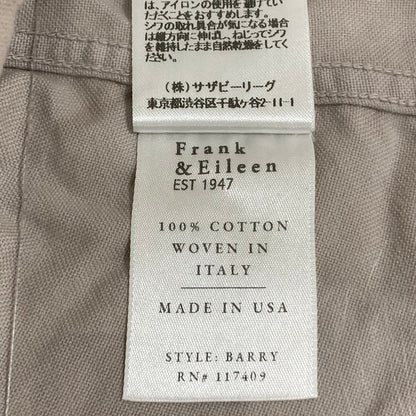 フランクアンドアイリーン BARRYロングスリーブオープンカラーシャツ