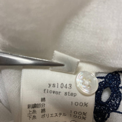 ミナペルホネン flower step エンブロイダリーブラウス