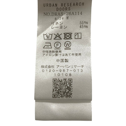 アーバンリサーチドアーズ リネンレーヨンドットフレアワンピース