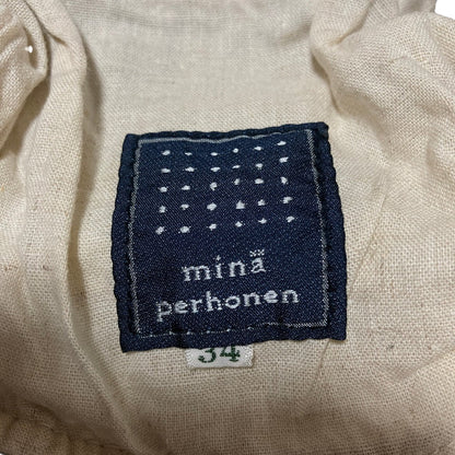ミナペルホネン always コットンリネンクロップドパンツ