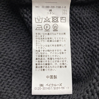 フレームワーク リネンコットンニットセーター
