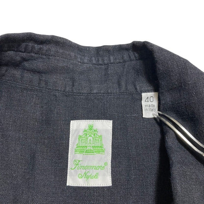 フィナモレ リネンロングシャツワンピース