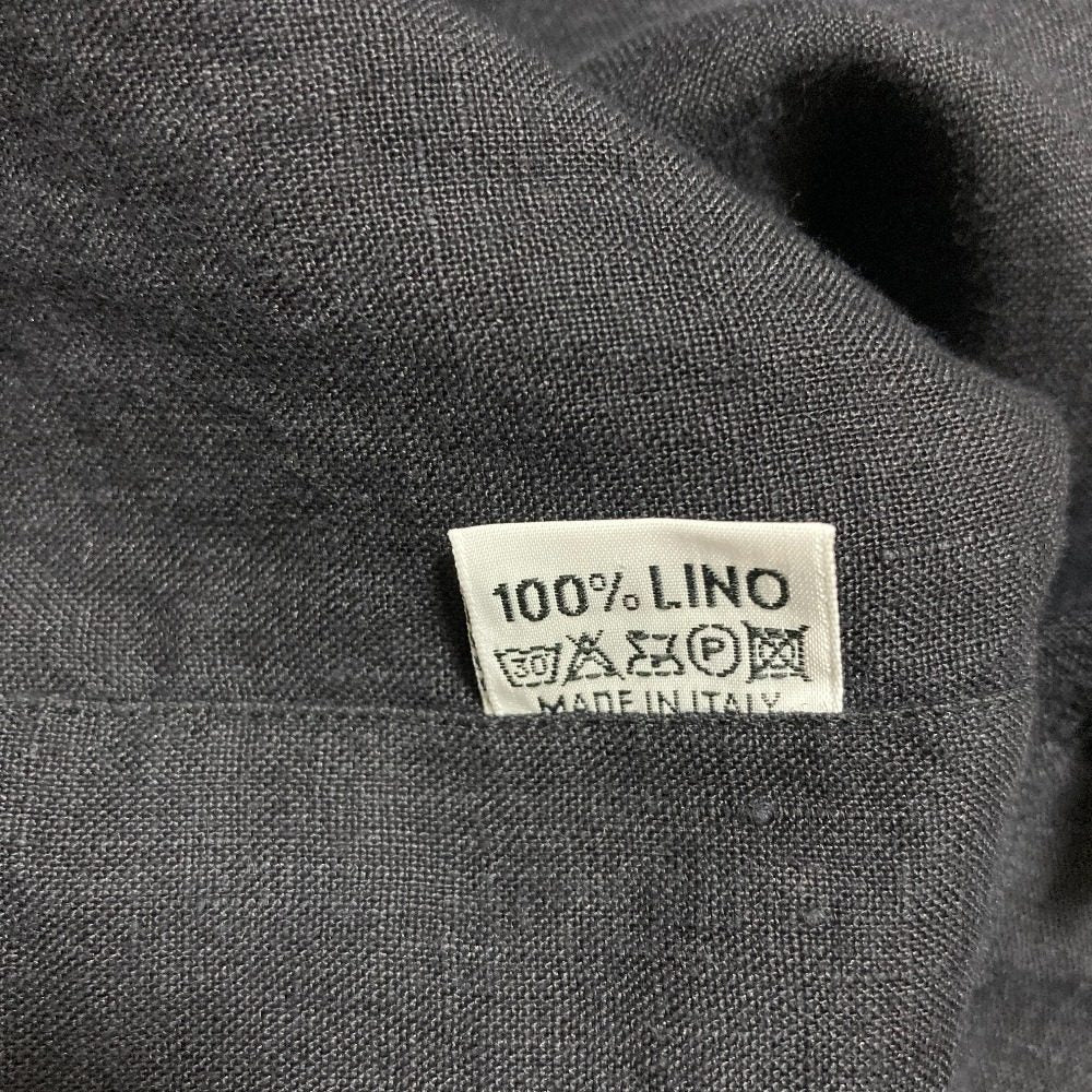フィナモレ リネンロングシャツワンピース