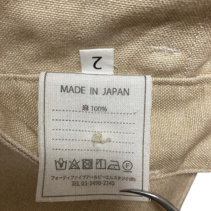 フォーティファイブアール リネン908ベイカーパンツ