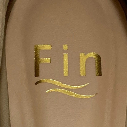 Finスエードフラットサンダル