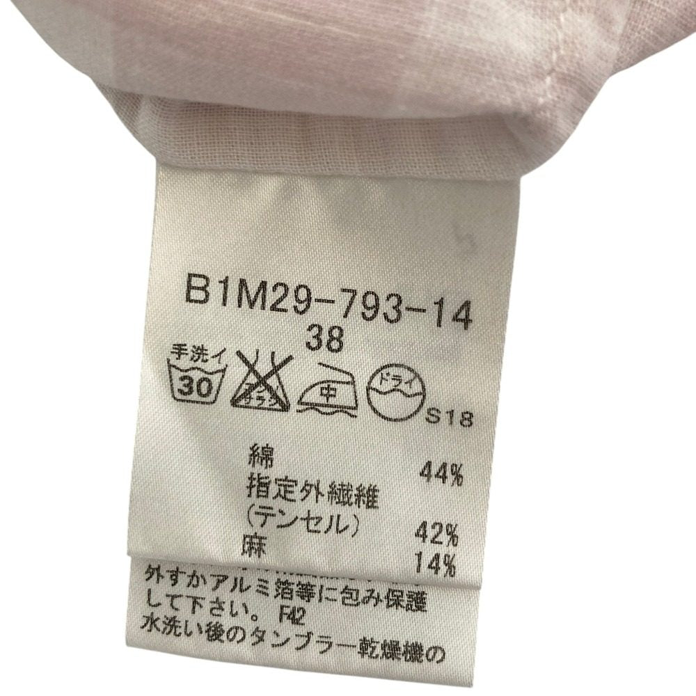 バーバリーロンドン リネンブレンドシャツ
