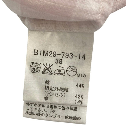バーバリーロンドン リネンブレンドシャツ