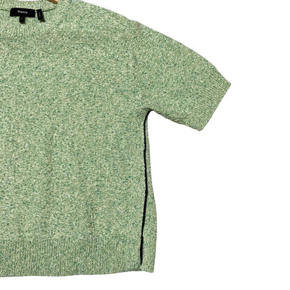 セオリー CROP TEE TWEED 半袖ニット