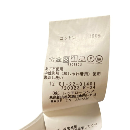マカフィー コットンスタンドカラーチュニックブラウス