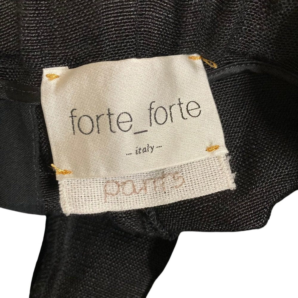 フォルテフォルテ リネンワイドパンツ